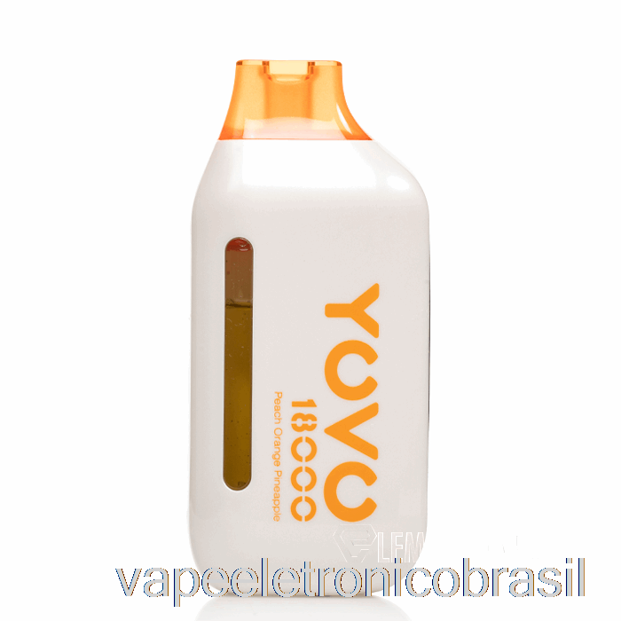 Vape Vaporesso Yovo Ultra 18000 Descartável Pêssego Laranja Abacaxi